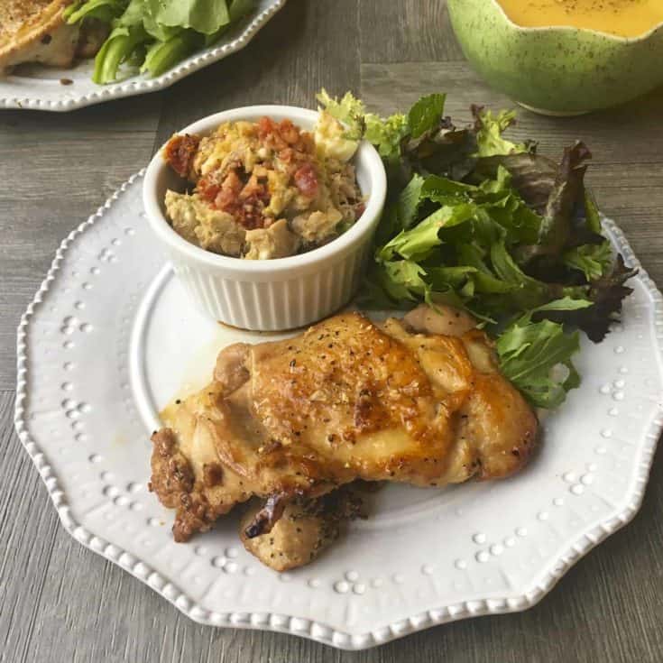 照燒雞腿排 ＆自製無糖照燒醬- 簡易晚餐15分鐘上菜- 低碳生酮晚餐