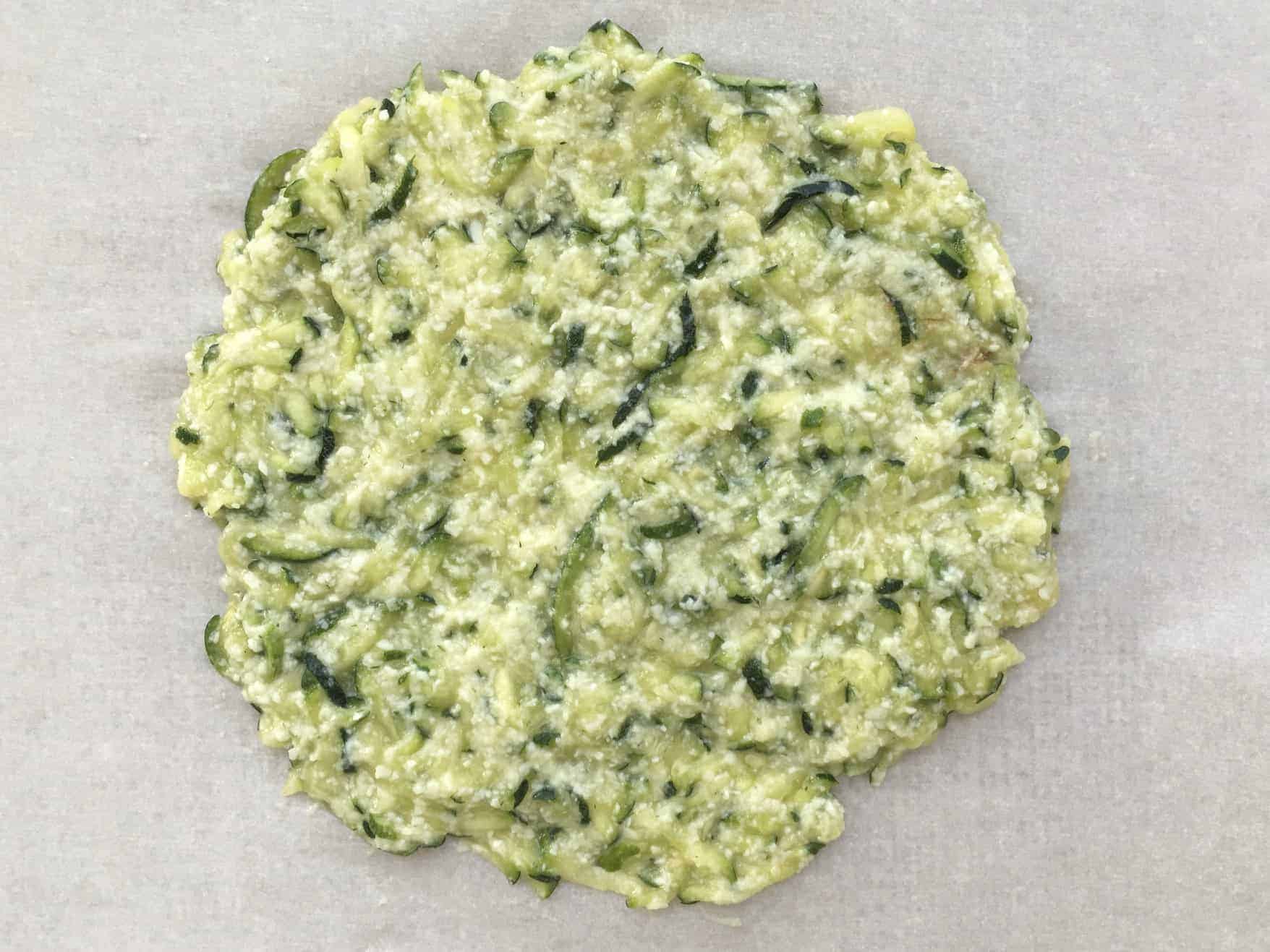 Low carb zucchini pancakes