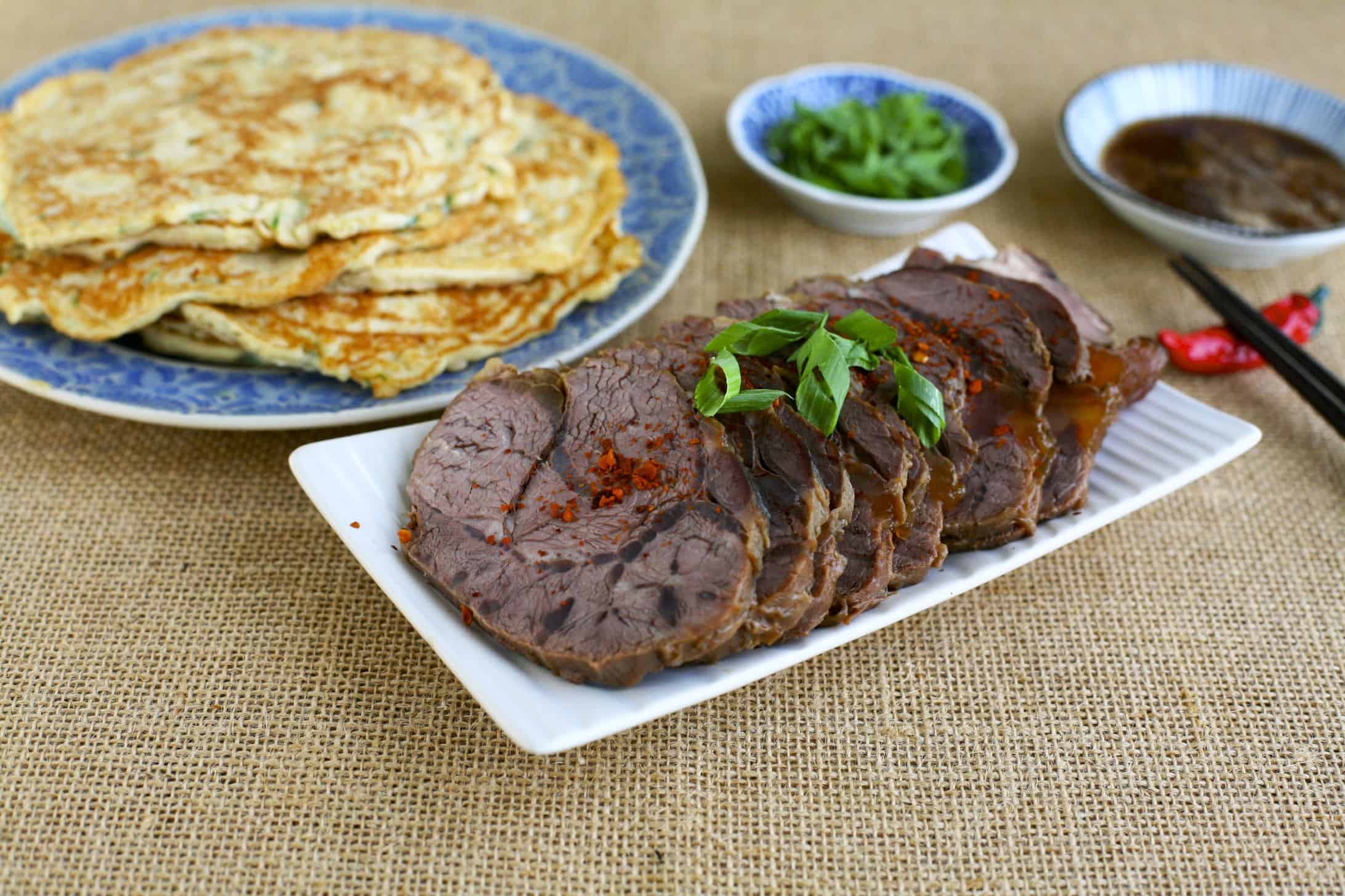 生酮牛肉大餅、滷牛腱