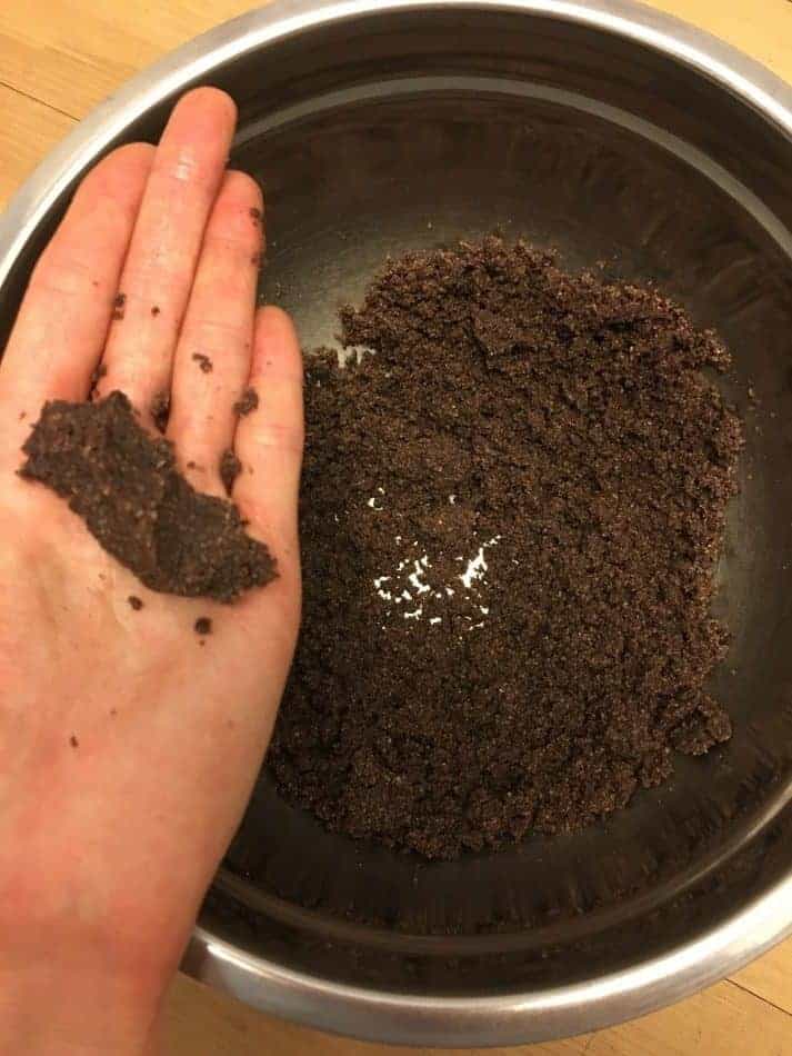 生酮抹茶起司蛋糕 chocolate crust for Keto Matcha Cheesecake