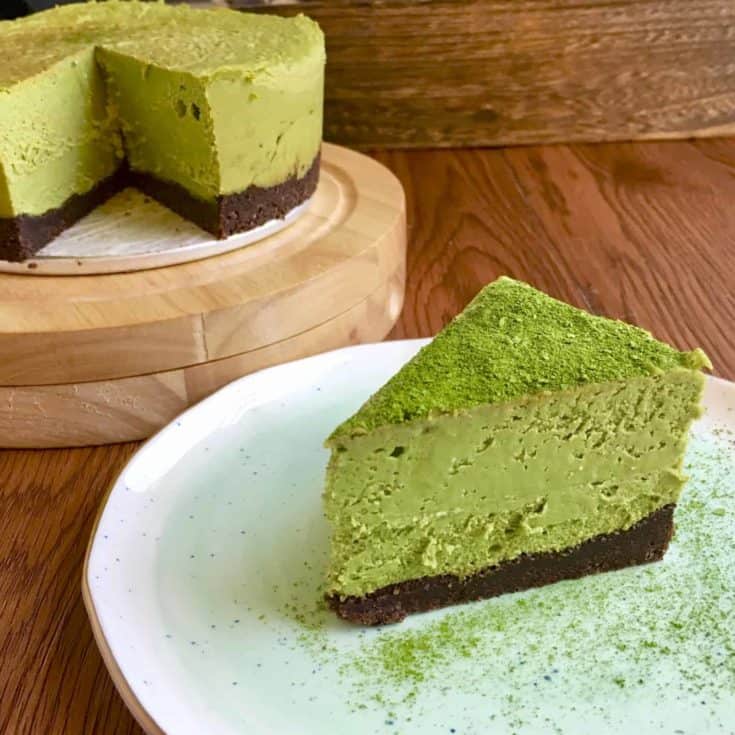 [生酮甜點] 生酮抹茶起司蛋糕 Keto Matcha Cheesecake-無糖無麩質