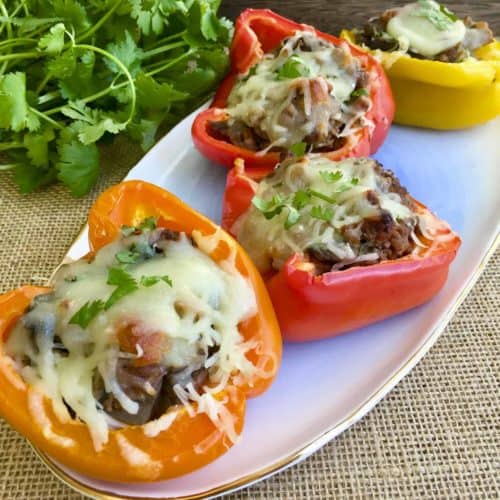 Low Carb Stuffed Peppers 低碳 甜椒鑲肉