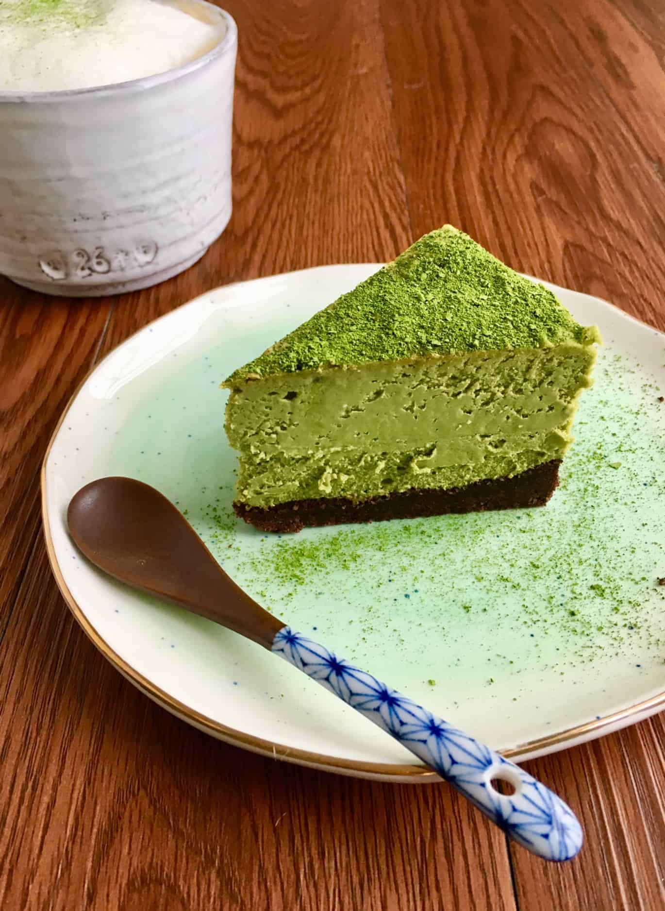 Keto Matcha Cheesecake