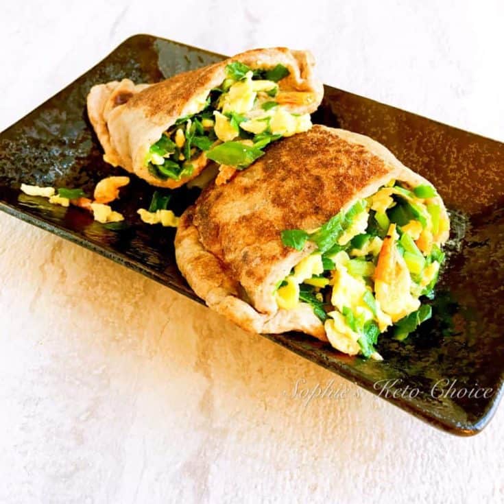 生酮韭菜盒子 Keto Chive Pockets 沒想到生酮也可以吃中式麵食