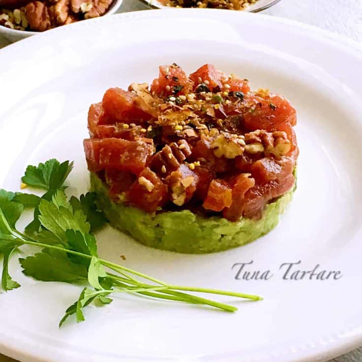 鮪魚塔塔 Tuna Tartare – 精緻日式開胃菜在家也可以輕鬆做