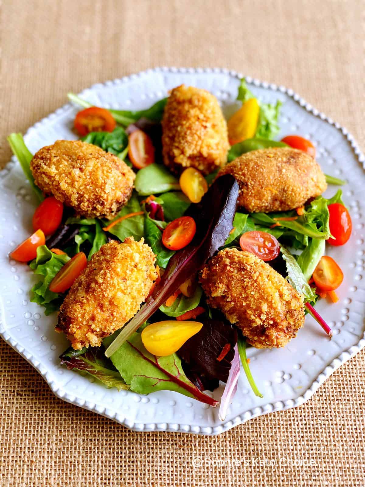 [生酮日式食譜] 奶油可樂餅 Low carb Korokke コロッケ – 無澱粉高纖低碳