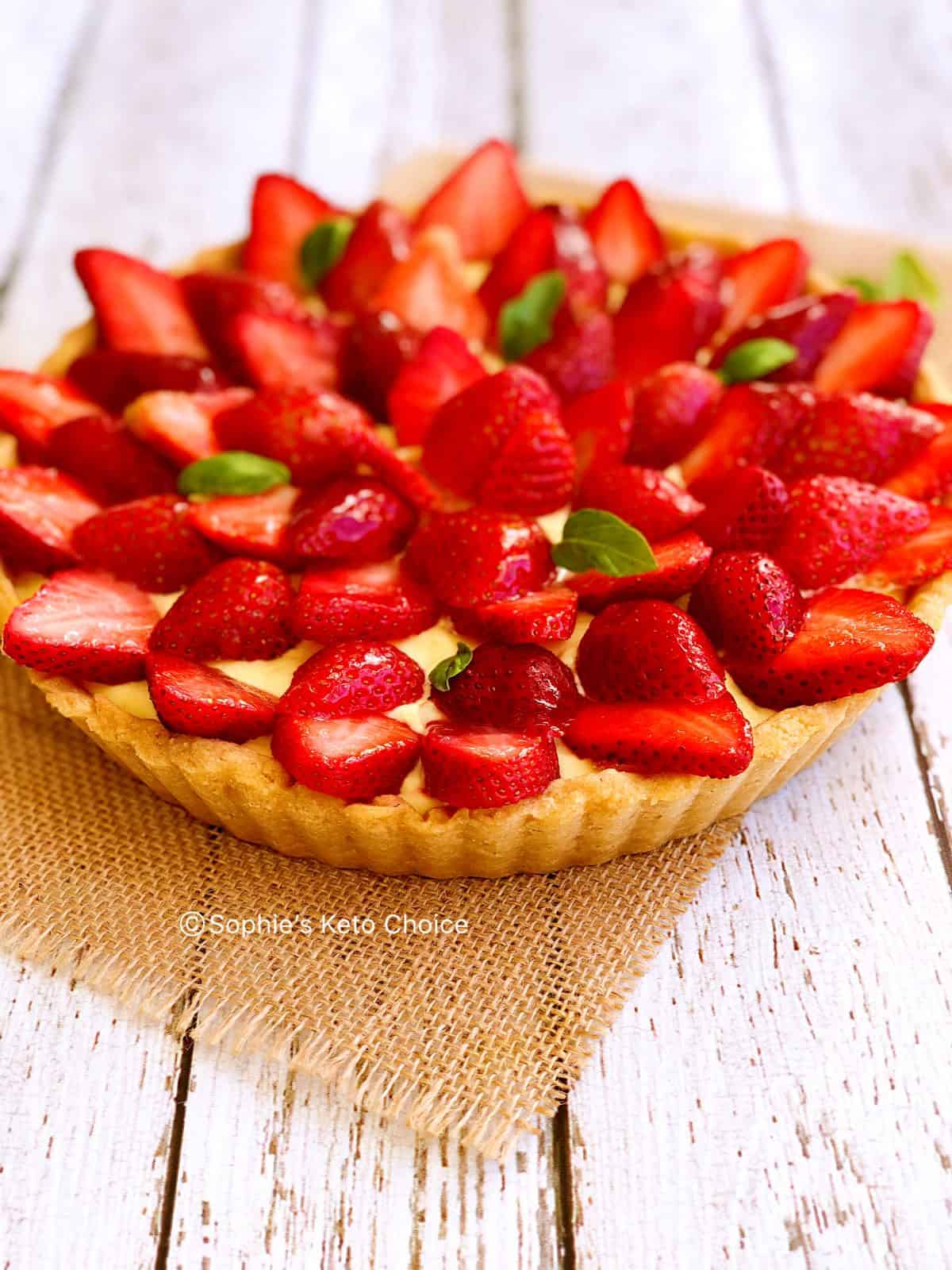 低醣草莓塔 生酮塔皮 食譜