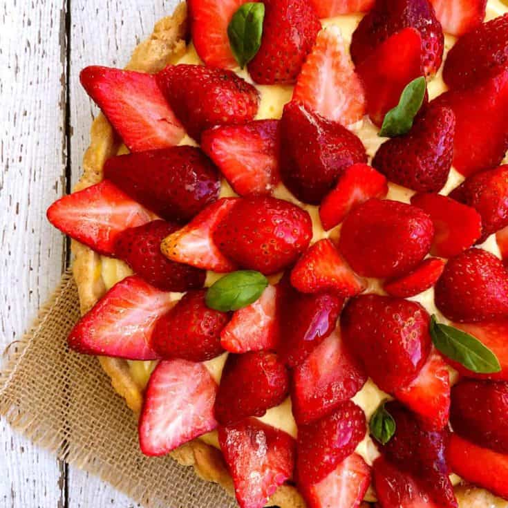 低醣草莓塔 -生酮塔皮-無杏仁-剩餘蛋黃利用-草莓季必做甜點