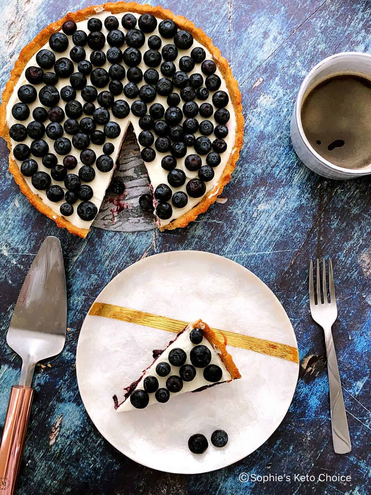 藍莓優格乳酪塔