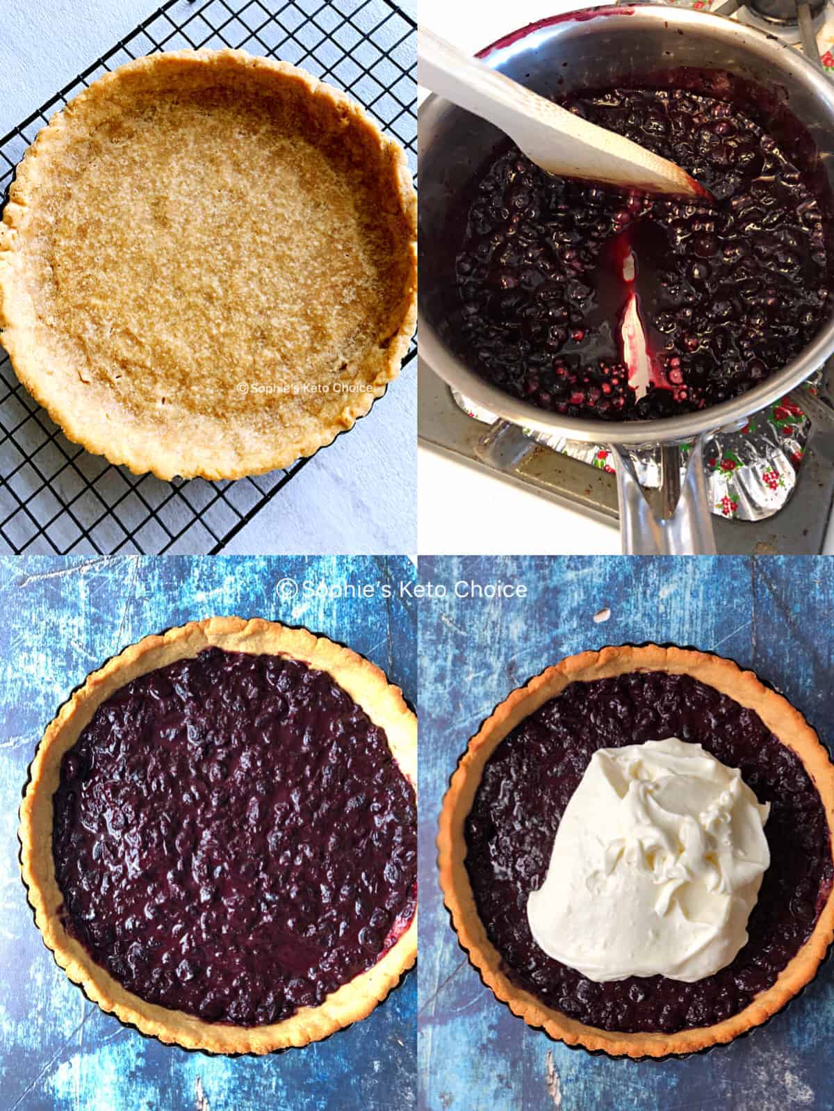 藍莓優格乳酪塔