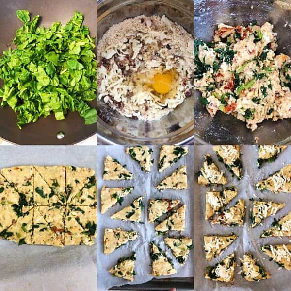 生酮菠菜培根司康