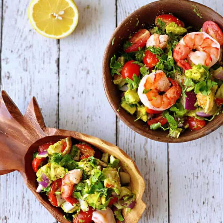 鮮蝦酪梨莎莎 Shrimp Avocado Salsa- 免開火的夏日廚房救星！