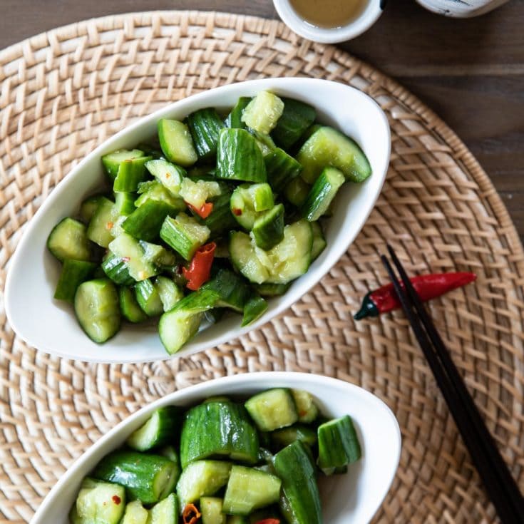 無糖涼拌小黃瓜 -清脆爽口超開胃！用代糖熱量更低更健康！減醣低醣