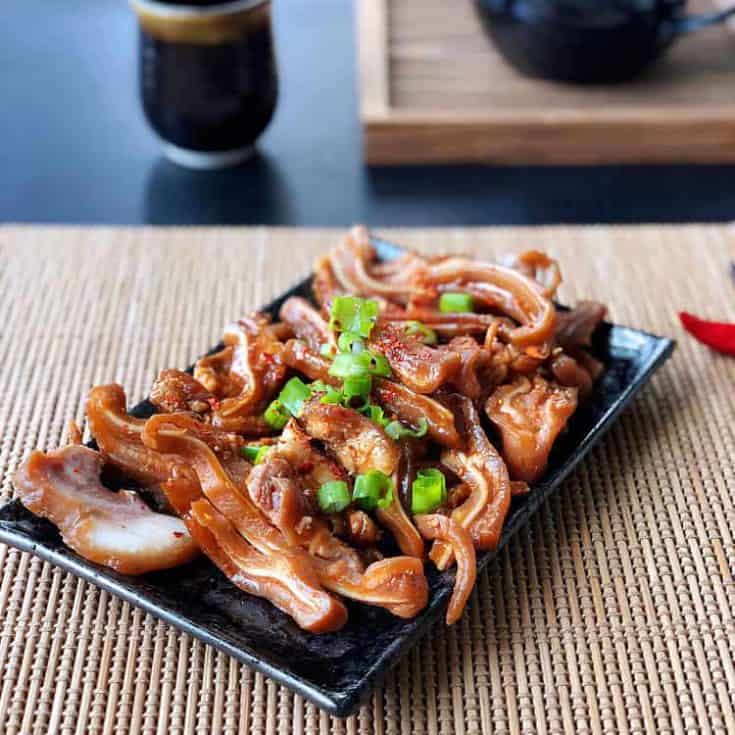 滷豬耳朵- Ｑ彈豬皮+脆脆的軟骨，壓力鍋簡單快速保證Ｑ!