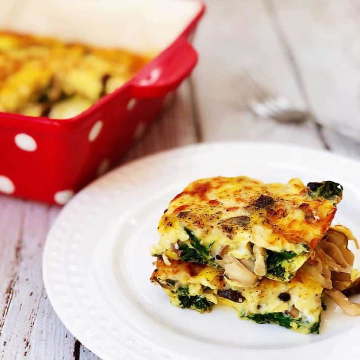 什錦蔬菜烤蛋 -簡單零失誤早餐-快速輕食開胃菜-蛋奶素-生酮友善