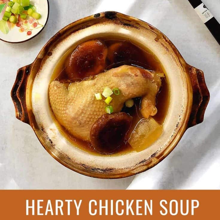 香菇冬瓜雞湯 -在病毒來襲之前先把身體養好！Instant Pot壓力鍋食譜