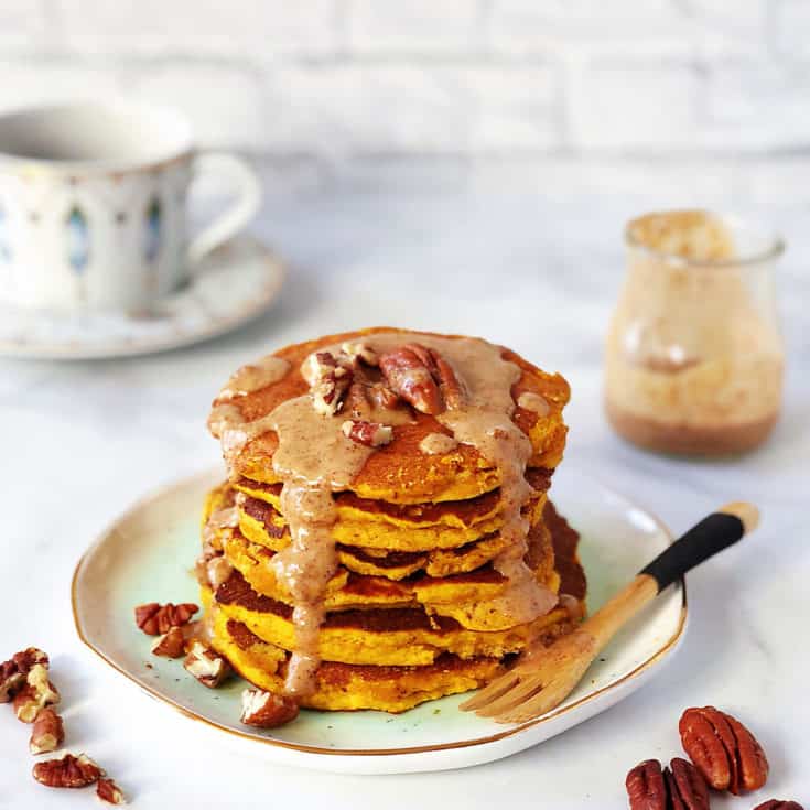 南瓜椰子粉鬆餅 -低糖低碳生酮早餐-無奶無堅果無麵粉-免烤-附影片