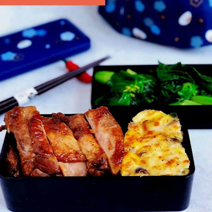 生酮便當食譜特輯 (四) -香煎雞腿排、 蔬菜烤蛋、蒜炒芥蘭