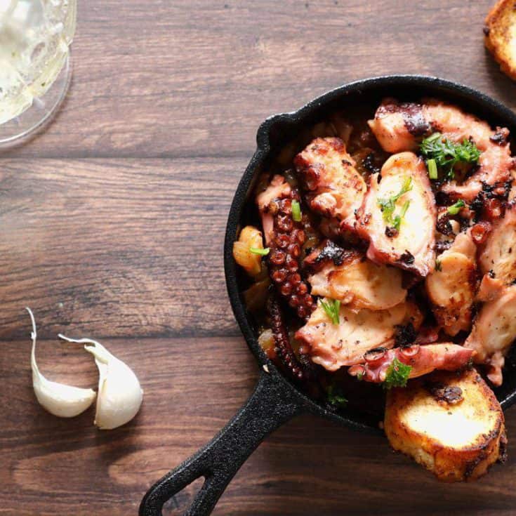 西班牙烤章魚 Pulpo a la Gallega 經典加利西亞開胃菜