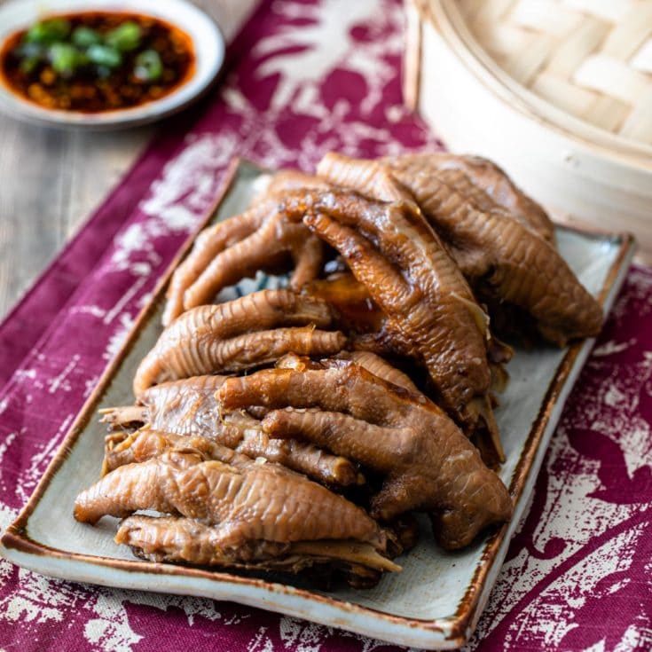 滷雞爪 (滷鳳爪) 香Q不破皮的秘訣-經典台式滷味-Instant Pot中文食譜