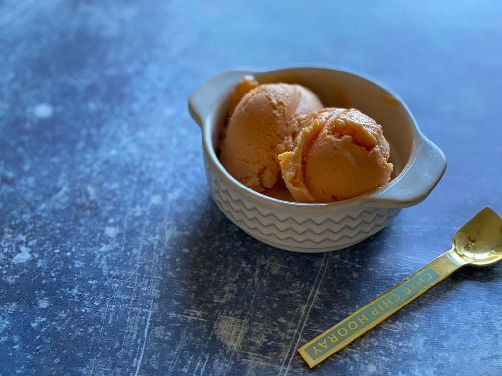 自製生酮冰淇淋 -杏桃優格口味-4種材料免冰淇淋機-減醣低脂低卡