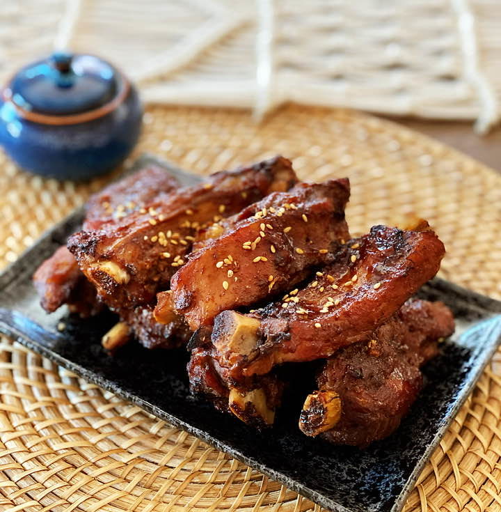 蜜汁烤肋排 -Instant Pot壓力鍋食譜-比烤箱快一倍省電又啾西-簡單零油煙