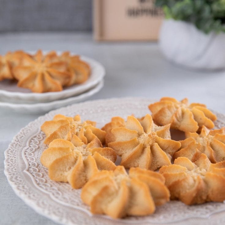 生酮丹麥奶油餅乾 Keto Danish Butter Cookie 一片的碳水只有1克！