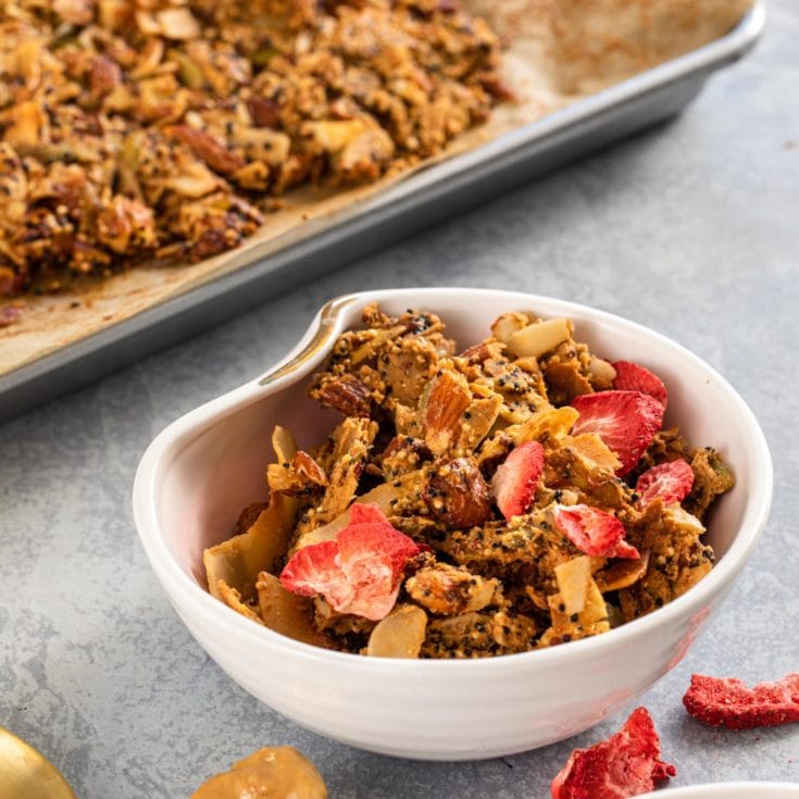 藜麥格蘭諾拉脆片 (無糖減醣) -藜麥變成零食也沒問題！香香脆脆像芝麻
