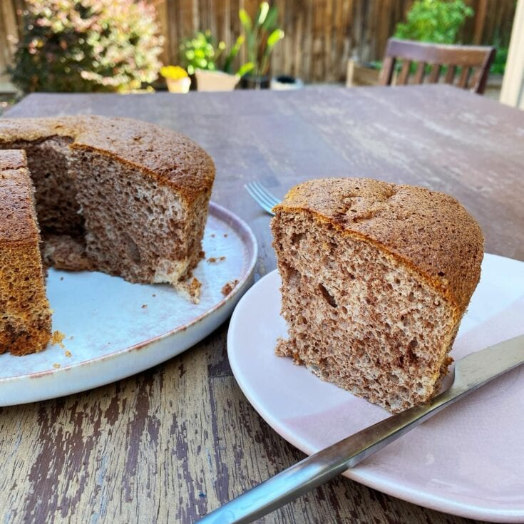 無糖無油巧克力天使蛋糕 -輕盈軟Q超低卡，剩餘蛋白利用